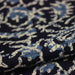 Tissu coton fin imprimé INDIENNES, bleu marine aux fleurs traditionnelles bleues et écrues - STANDARD 100 OEKO - TEX - TissusPapi.com