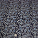 Tissu coton fin imprimé INDIENNES, bleu marine aux fleurs traditionnelles bleues et écrues - STANDARD 100 OEKO - TEX - TissusPapi.com