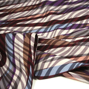 Tissu Viscose fluide motif pelage fauve tons violets bleus marrons, EVIE - STANDARD 100 OEKO - TEX - TissusPapi.com