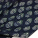Tissu coton fin imprimé INDIENNES, bleu indigo aux fleurs traditionnelles écrues et vertes - STANDARD 100 OEKO - TEX - TissusPapi.com