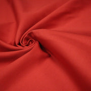 Tissu sergé de rouge uni aux fins fins liserés gris - 325gr/m2 - ON DESTOCKE ! - TissusPapi.com