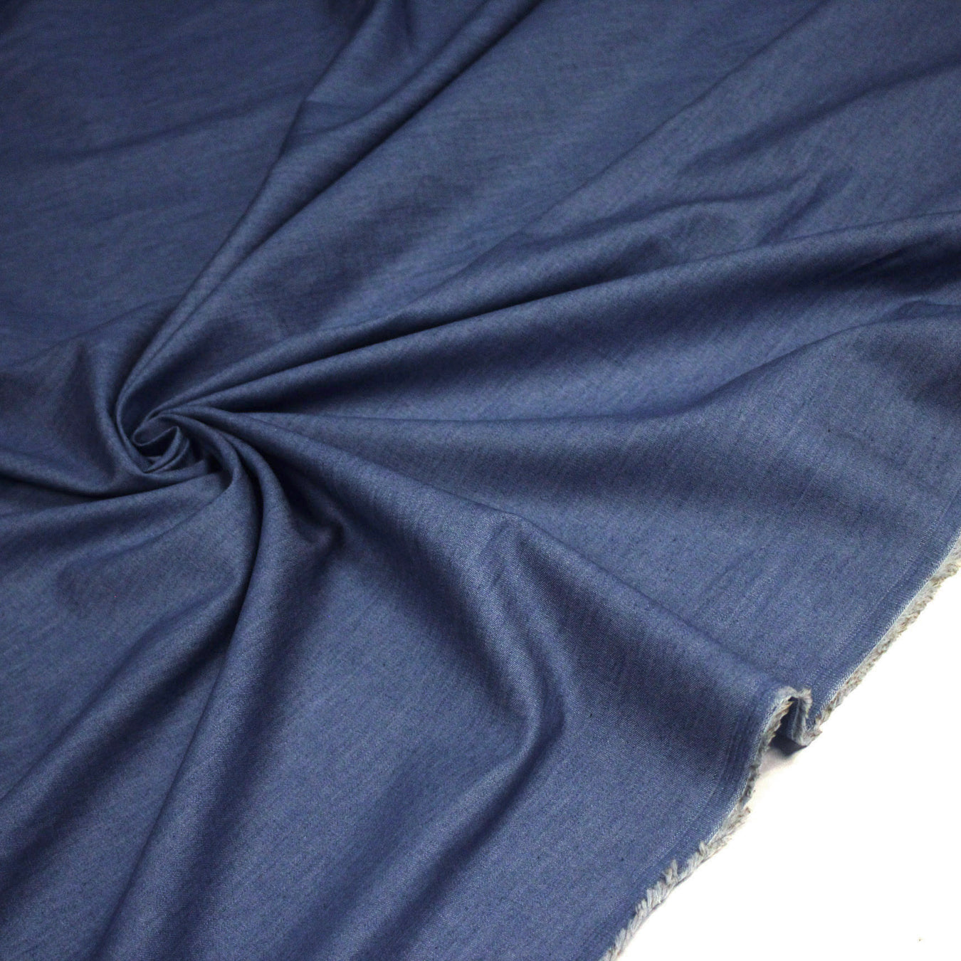 Tissu Chambray 100% coton : bleu, marine, noir - OEKO-TEX STANDARD 100 - TissusPapi.com
