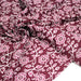 Tissu coton fin imprimé INDIENNES, rose magenta aux fleurs blanches et roses - STANDARD 100 OEKO - TEX - TissusPapi.com
