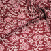 Tissu coton fin imprimé INDIENNES, rose magenta aux fleurs blanches et roses - STANDARD 100 OEKO - TEX - TissusPapi.com