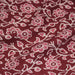 Tissu coton fin imprimé INDIENNES, rose magenta aux fleurs blanches et roses - STANDARD 100 OEKO - TEX - TissusPapi.com