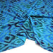 Tissu coton demi natté IKAT INDIEN imprimé traditionnel : bleu/vert ou rouge/jaune - MADE IN INDIA - TissusPapi.com