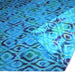 Tissu coton demi natté IKAT INDIEN imprimé traditionnel : bleu/vert ou rouge/jaune - MADE IN INDIA - TissusPapi.com