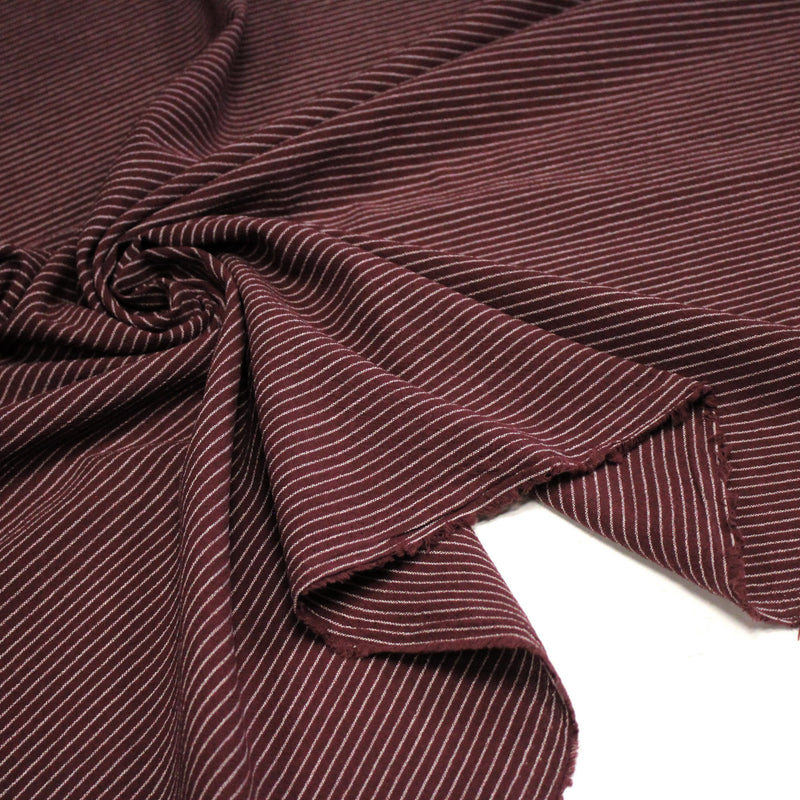 Tissu coton tissé rayé fines rayures : nombreuses couleurs - OEKO - TEX - TissusPapi.com