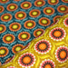 Tissu cotonnade aux fleurs SEVENTIES, trois couleurs dispos - OEKO - TEX STANDARD 100 - TissusPapi.com