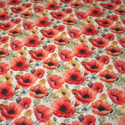Tissu cotonnade les coquelicots - COLLECTION FLORALE - OEKO - TEX - TissusPapi.com