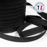 Bobine de 100m de passepoil noir, 100% coton, 14mm de large - TissusPapi.com