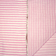 Tissu double gaze coton rayée recto verso : nombreuses couleurs ! OEKO - TEX - TissusPapi.com