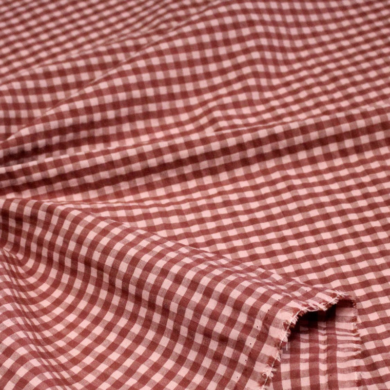 Tissu seersucker coton Vichy 5mm : nombreuses couleurs estivales et fluo ! - STANDARD 100 OEKO - TEX - TissusPapi.com