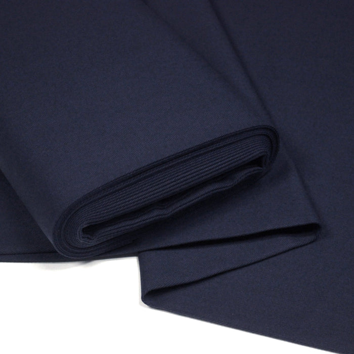 Tissu DENIM 100% coton Bleu marine - STANDARD 100 OEKO - TEX - TissusPapi.com
