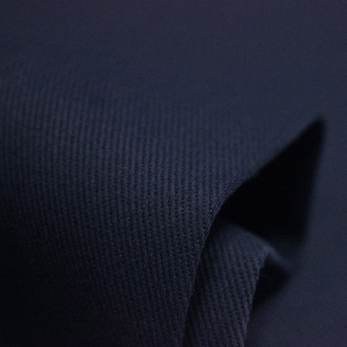 Tissu DENIM 100% coton Bleu marine - STANDARD 100 OEKO - TEX - TissusPapi.com