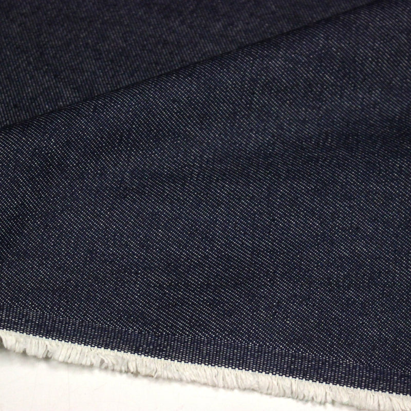 Tissu denim japonais KUROKI brut 100% coton bleu jean - Fabrication japonaise - TissusPapi.com