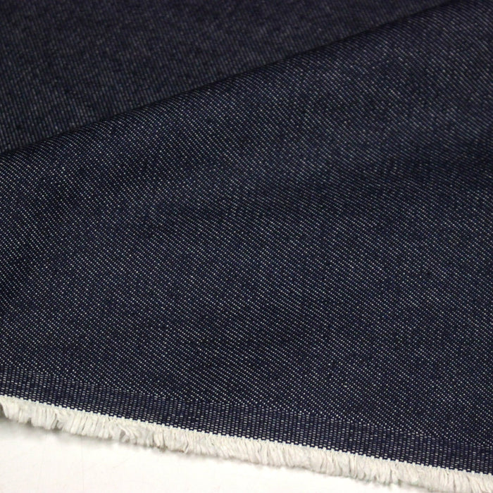 Tissu denim japonais KUROKI brut 100% coton bleu jean - Fabrication japonaise - TissusPapi.com