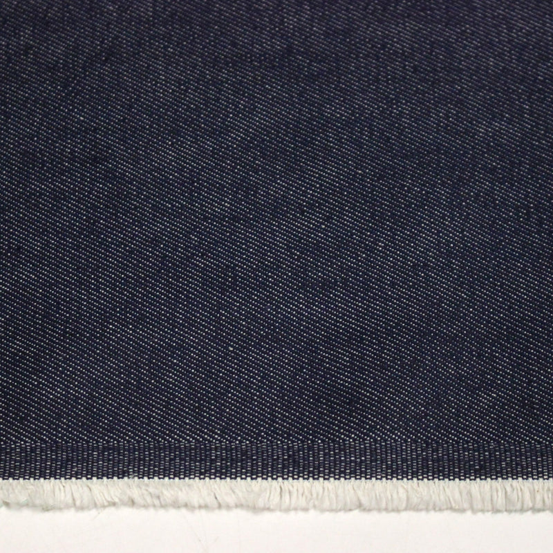 Tissu denim japonais KUROKI brut 100% coton bleu jean - Fabrication japonaise - TissusPapi.com