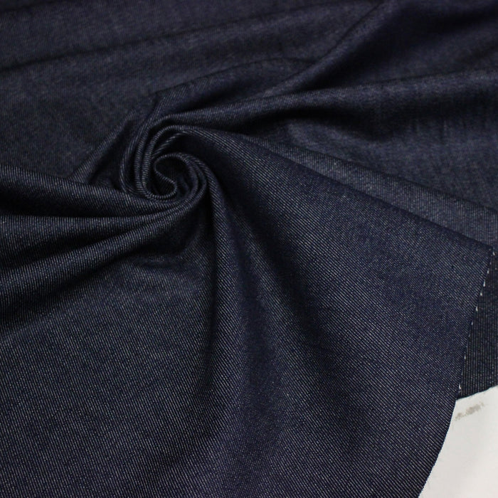 Tissu denim japonais KUROKI brut 100% coton bleu jean - Fabrication japonaise - TissusPapi.com