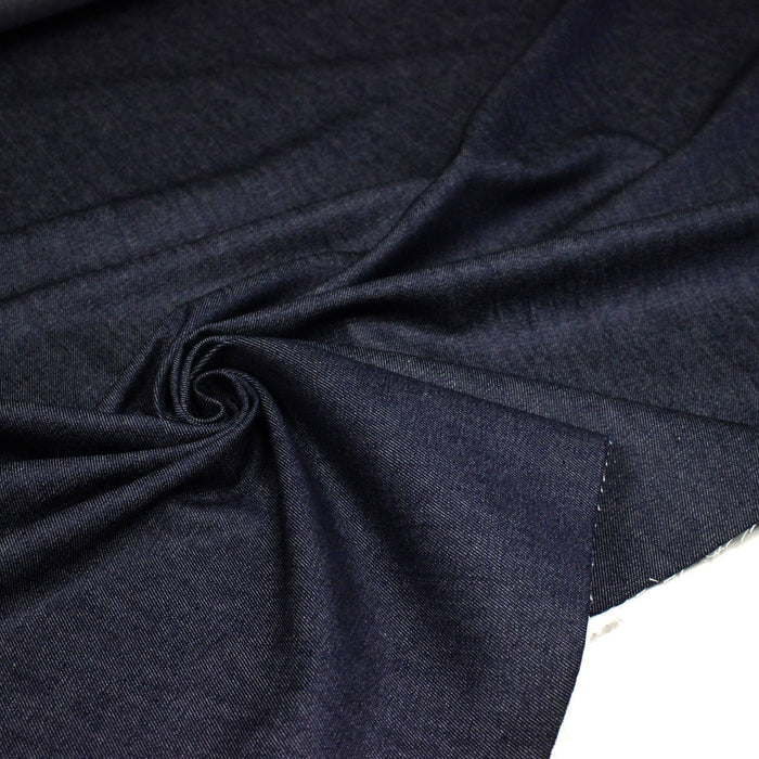 Tissu denim japonais KUROKI brut 100% coton bleu jean - Fabrication japonaise - TissusPapi.com