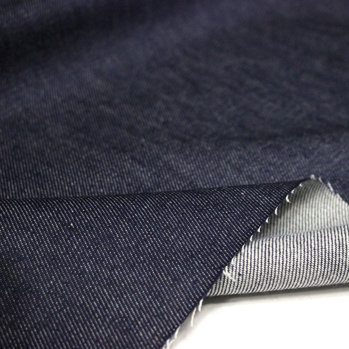 Tissu denim japonais KUROKI brut 100% coton bleu jean - Fabrication japonaise - TissusPapi.com