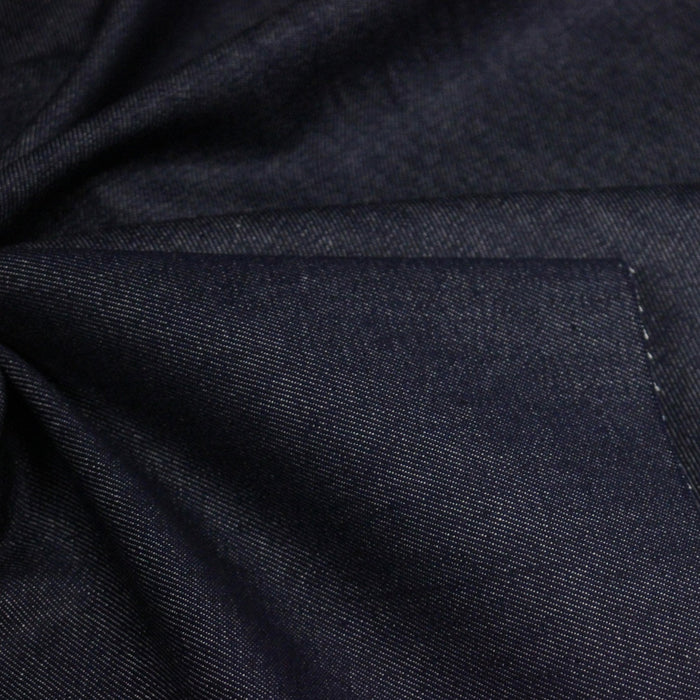 Tissu denim japonais KUROKI brut 100% coton bleu jean - Fabrication japonaise - TissusPapi.com
