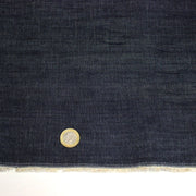 Tissu denim italien brut 100% coton bleu jean, 260gr/m2 - Fabrication italienne - TissusPapi.com