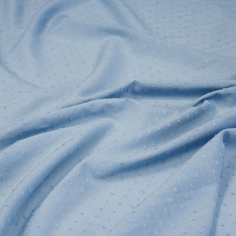Tissu Plumetis de coton 100% coton : blanc, bleu, vert, parme... - TissusPapi.com