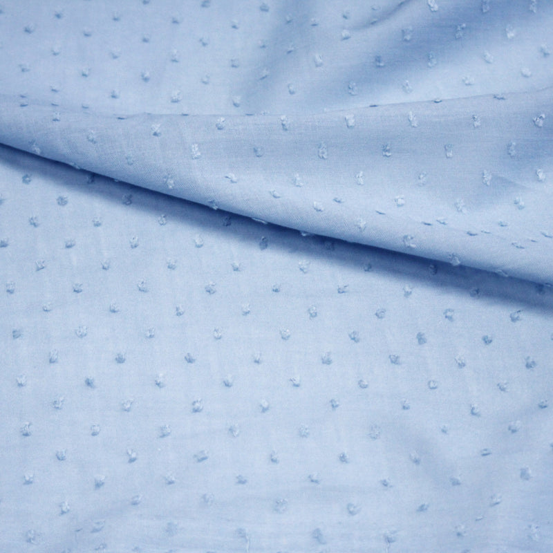 Tissu Plumetis de coton 100% coton : blanc, bleu, vert, parme... - TissusPapi.com