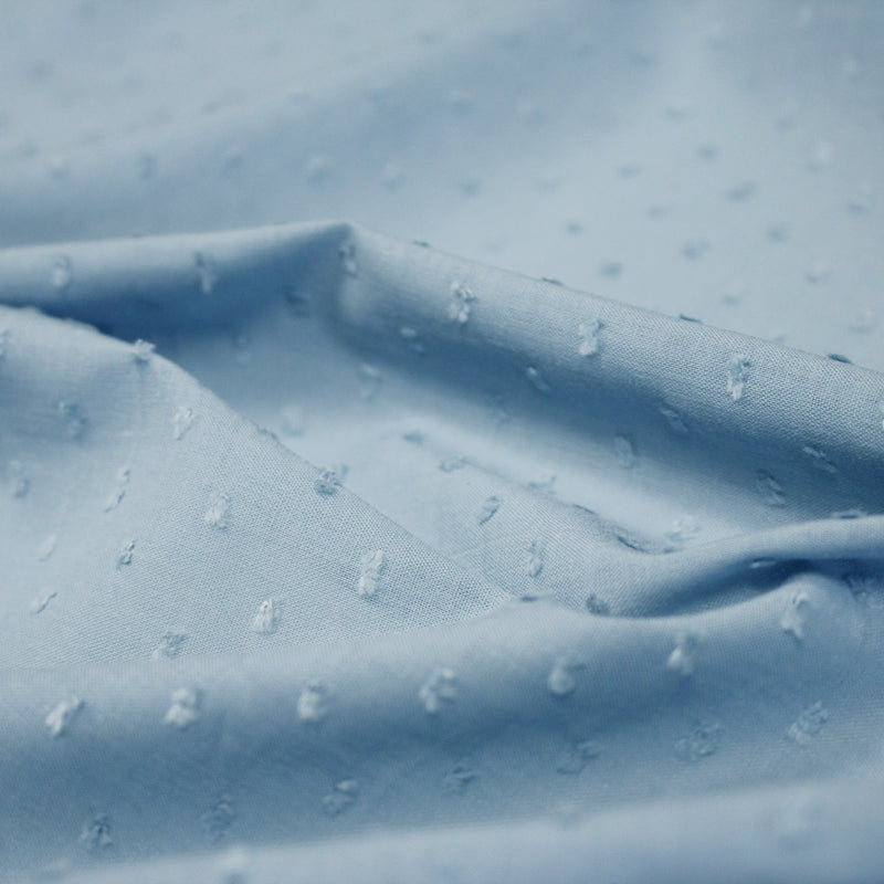 Tissu Plumetis de coton 100% coton : blanc, bleu, vert, parme... - TissusPapi.com