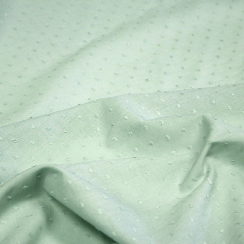 Tissu Plumetis de coton 100% coton : blanc, bleu, vert, parme... - TissusPapi.com