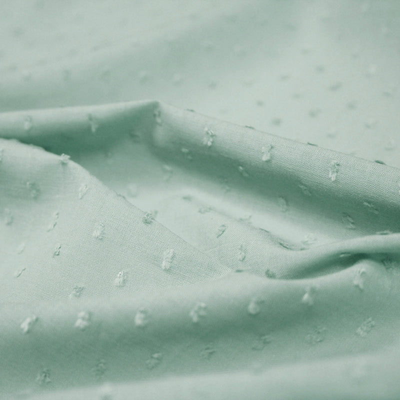 Tissu Plumetis de coton 100% coton : blanc, bleu, vert, parme... - TissusPapi.com