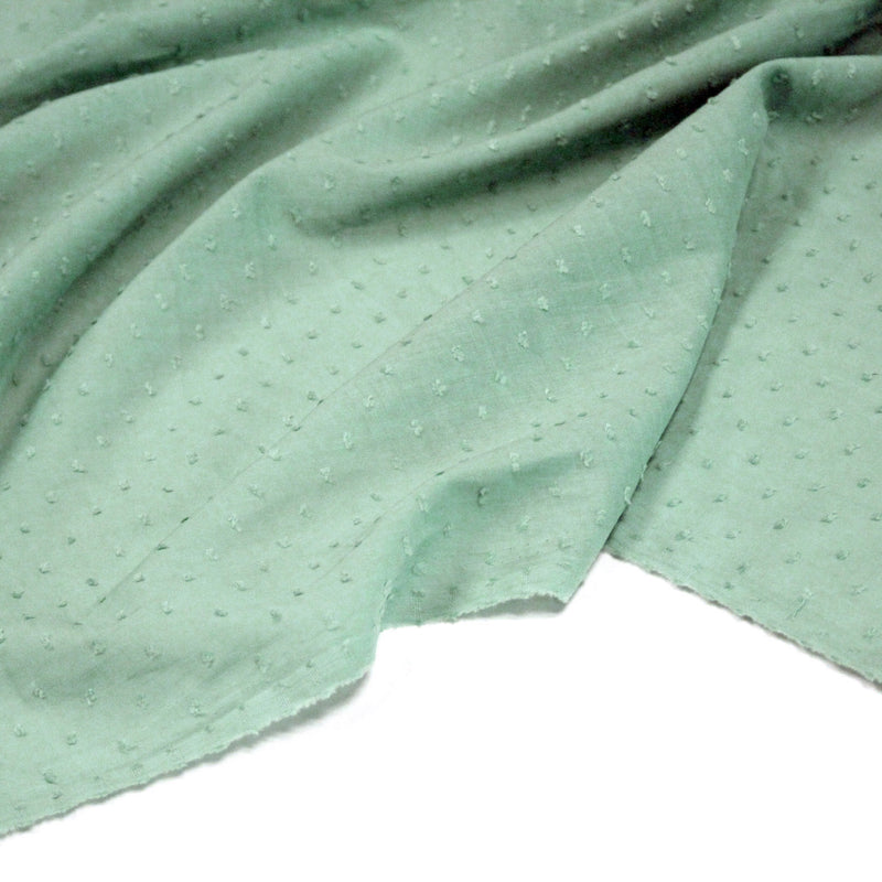 Tissu Plumetis de coton 100% coton : blanc, bleu, vert, parme... - TissusPapi.com
