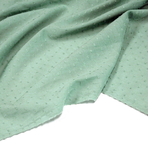 Tissu Plumetis de coton 100% coton : blanc, bleu, vert, parme... - TissusPapi.com