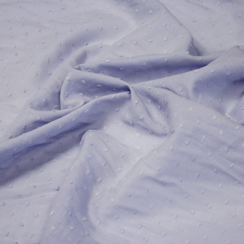 Tissu Plumetis de coton 100% coton : blanc, bleu, vert, parme... - TissusPapi.com