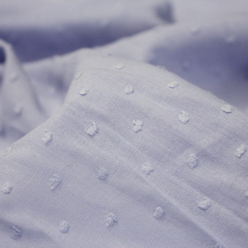 Tissu Plumetis de coton 100% coton : blanc, bleu, vert, parme... - TissusPapi.com