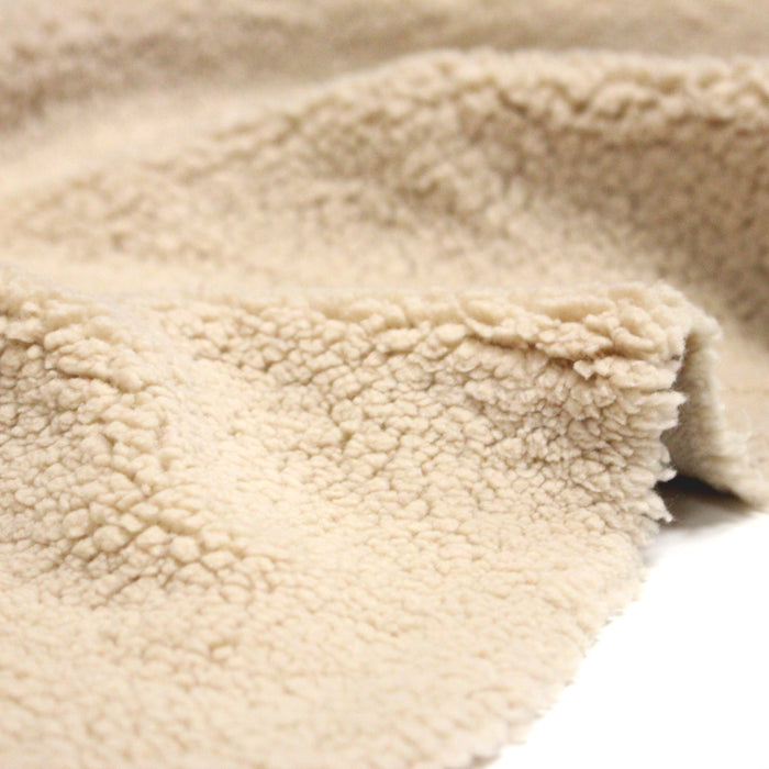 Tissu Mouton crème - OEKO-TEX