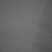 Tissu sergé coton gris uni aux fins fins liserés anthracites - 325gr/m2 - ON DESTOCKE ! - TissusPapi.com