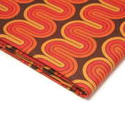 Tissu gabardine coton imprimée motif SEVENTIES, Vagues psychédélique - STANDARD 100 OEKO - TEX - TissusPapi.com