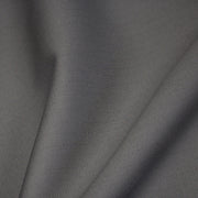 Tissu sergé coton gris uni aux fins fins liserés anthracites - 325gr/m2 - ON DESTOCKE ! - TissusPapi.com