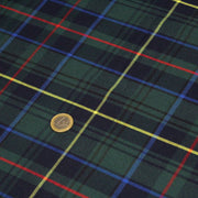 Tissu habillement Tartan motif traditionnel vert, bleu marine, rouge et jaune - OEKO - TEX® - TissusPapi.com