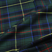 Tissu habillement Tartan motif traditionnel vert, bleu marine, rouge et jaune - OEKO - TEX® - TissusPapi.com