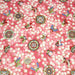 Tissu cotonnade motif japonais fleurs de cerisier, papillons et médaillons dorés, trois couleurs - COLLECTION JAPON DORÉ - TissusPapi.com