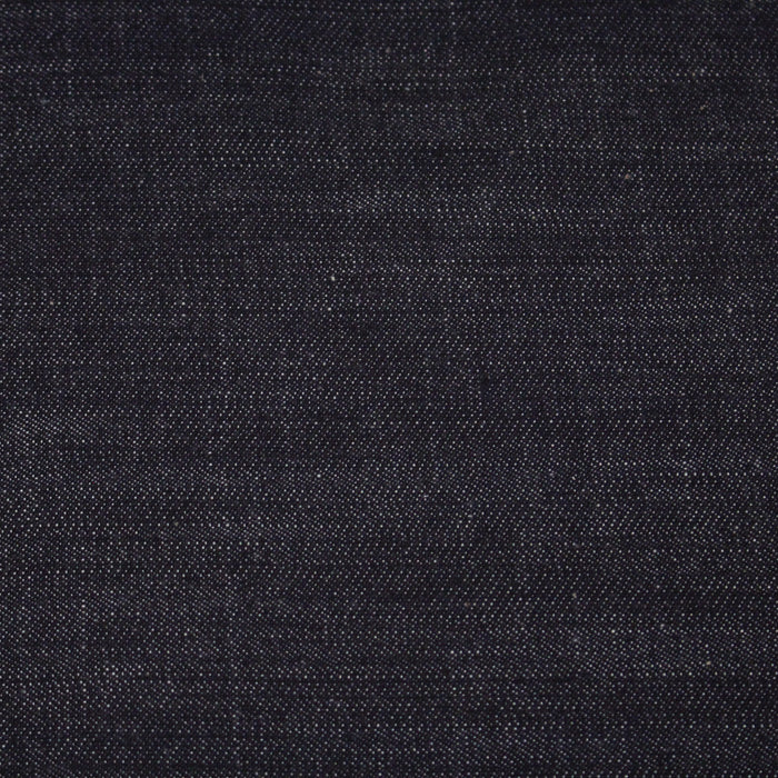 Tissu DENIM brut 100% coton bleu nuit 375gr/m2 - Fabrication italienne