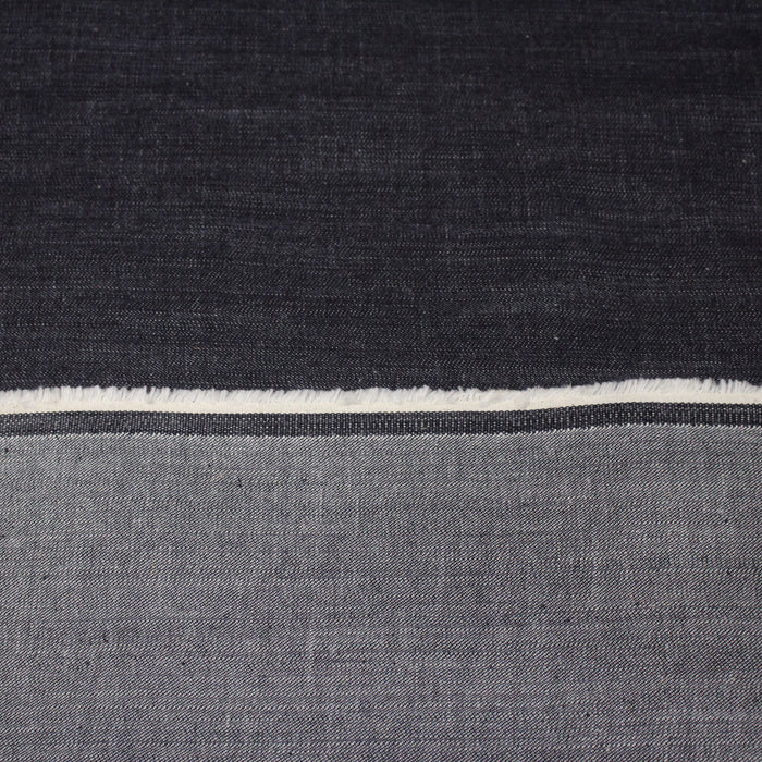 Tissu DENIM brut 100% coton bleu nuit 375gr/m2 - Fabrication italienne