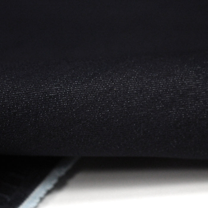 Tissu DENIM coton élasthanne bleu nuit - Fabrication italienne - TissusPapi.com