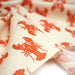 Tissu cotonnade HOMARD vermillon, 4 couleurs disponibles - OEKO - TEX STANDARD 100 - TissusPapi.com