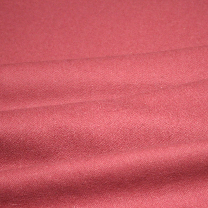 Tissu Lainage rose framboise, fabrication française
