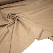 Tissu drap de laine beige uni - Fabrication italienne - TissusPapi.com