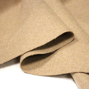 Tissu drap de laine beige uni - Fabrication italienne - TissusPapi.com